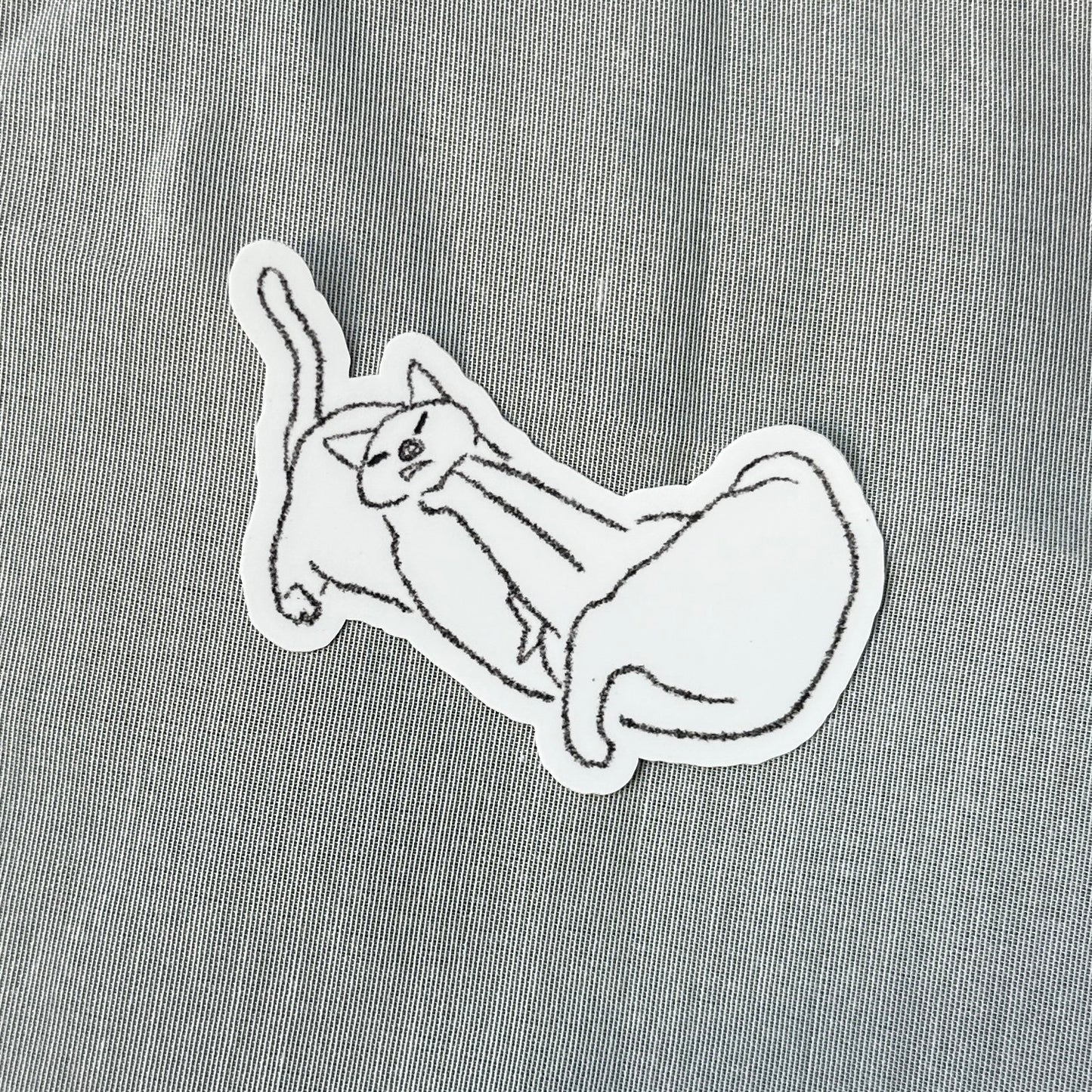 sticker - fighting cats
