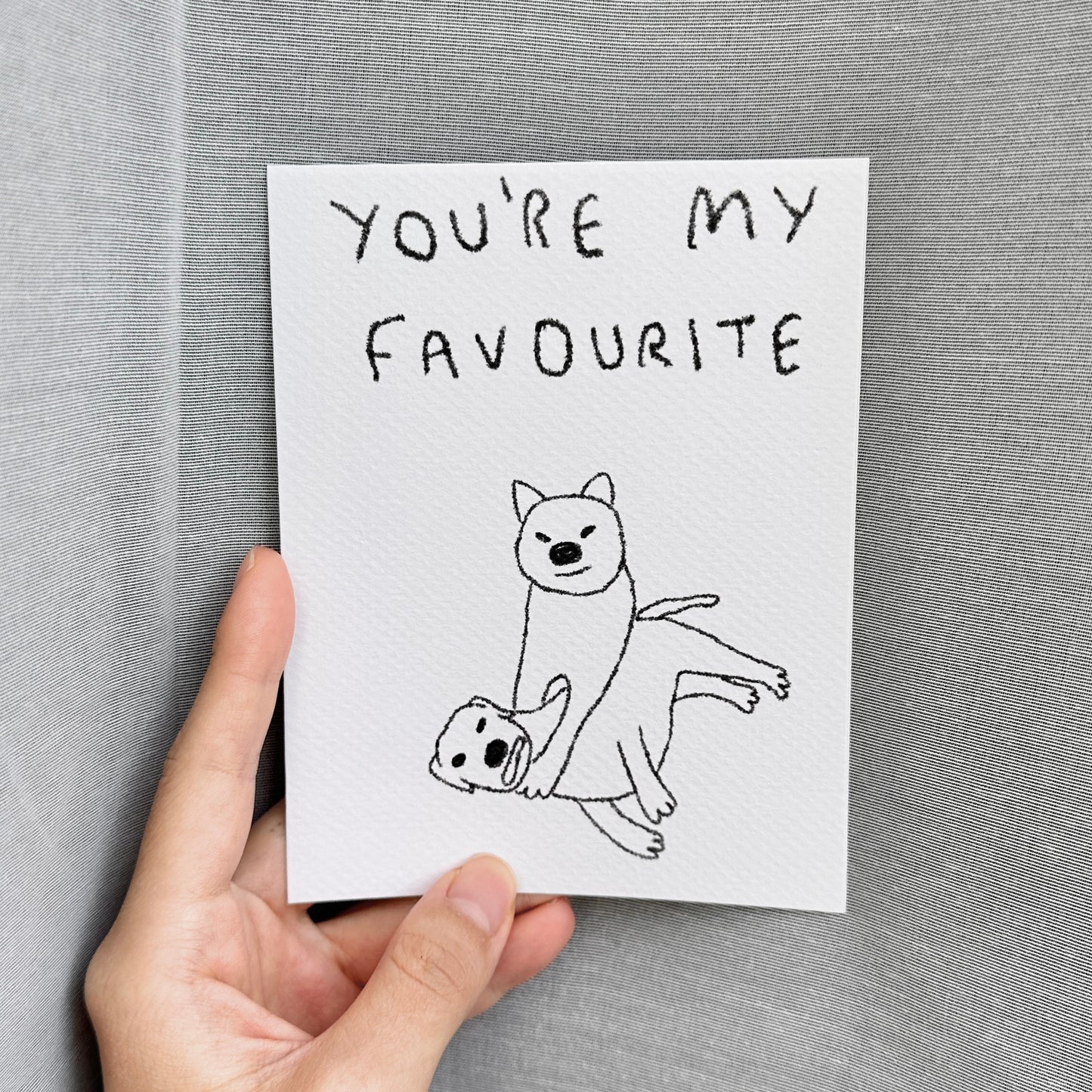 card - affection