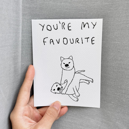 card - affection