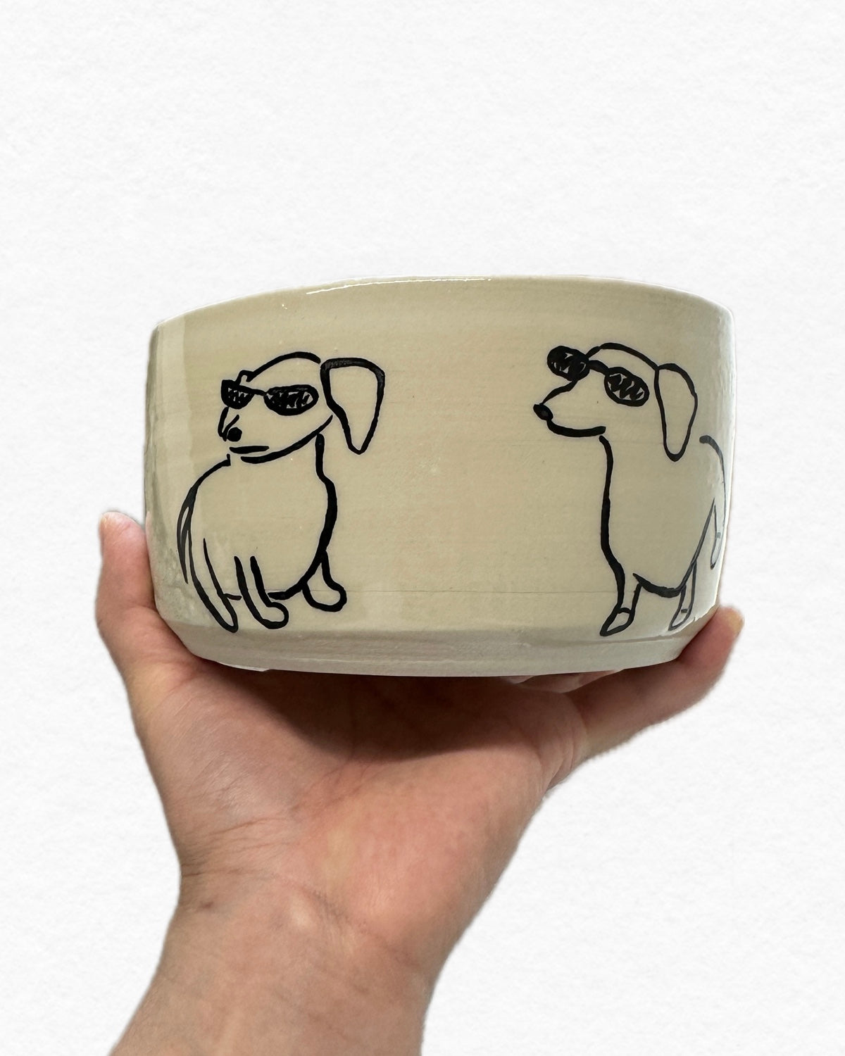 bowl - dachshund
