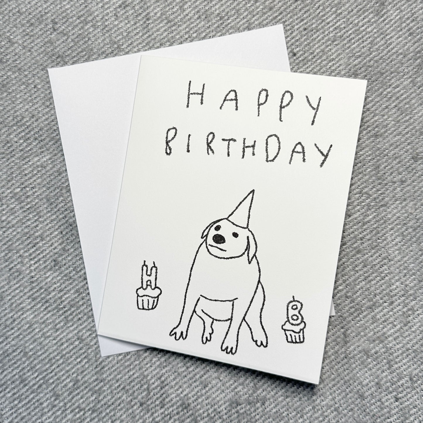 card - happy birthday - dog