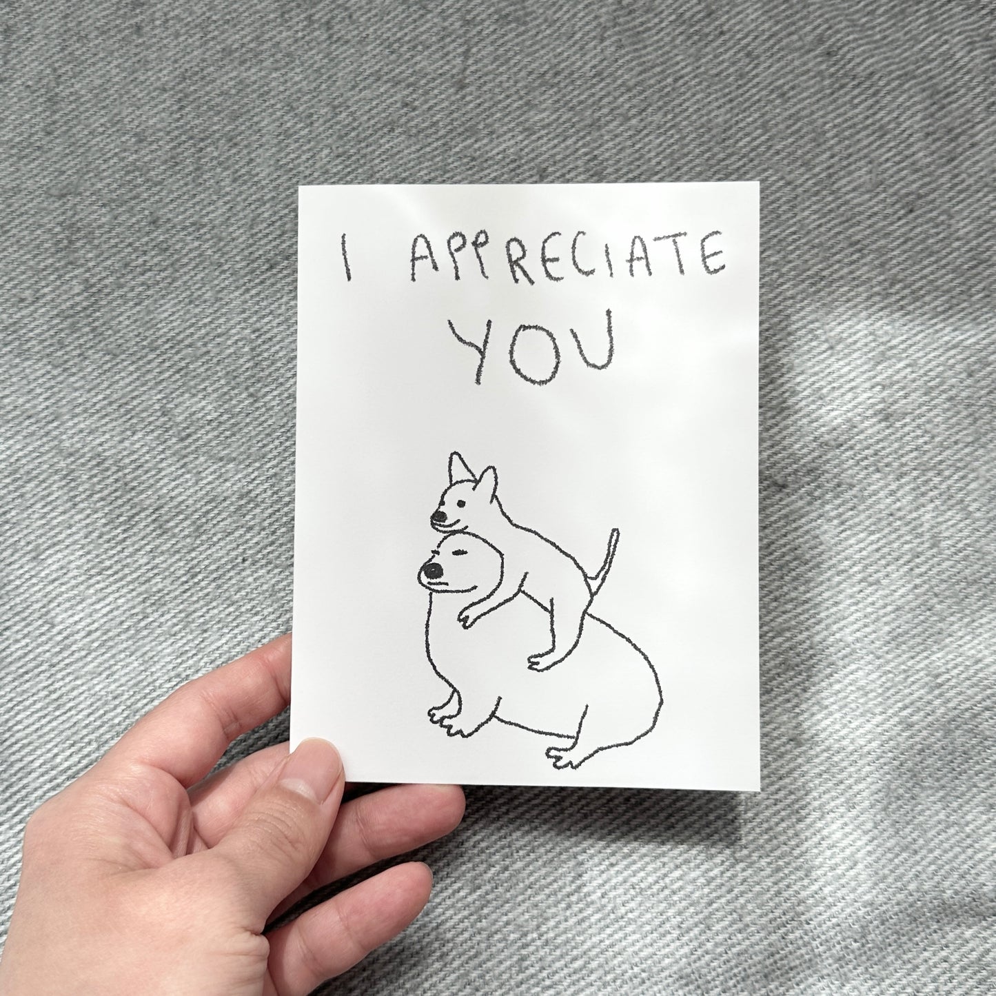 card - appreciation