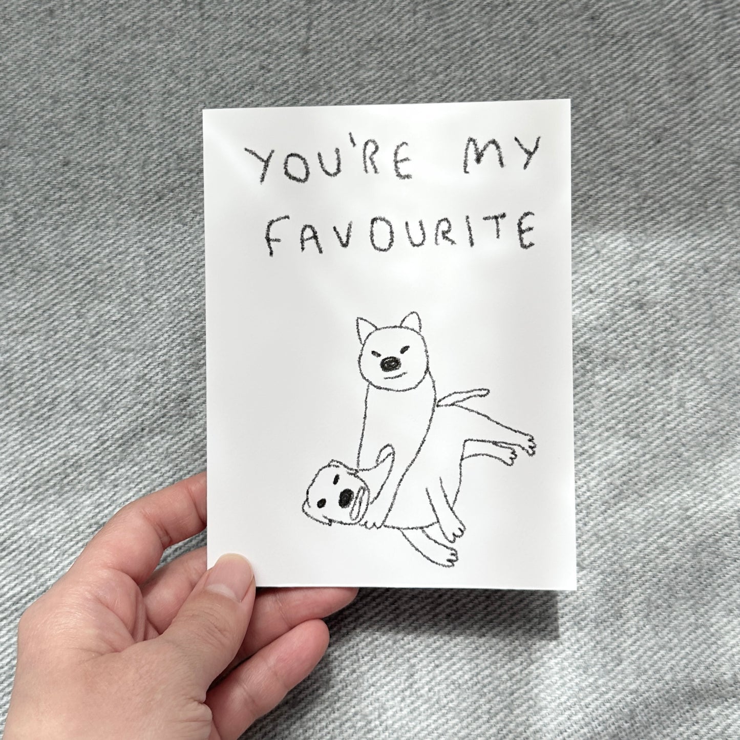 card - affection