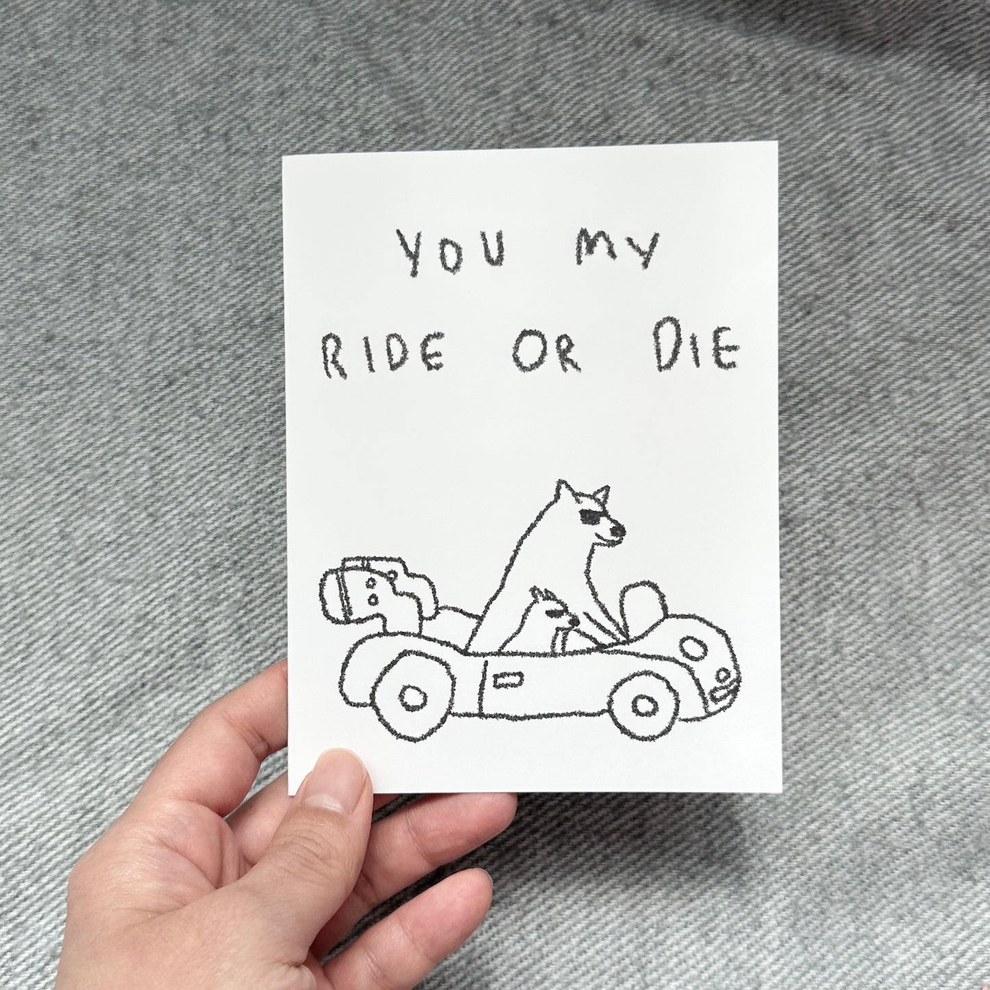 card - adoration