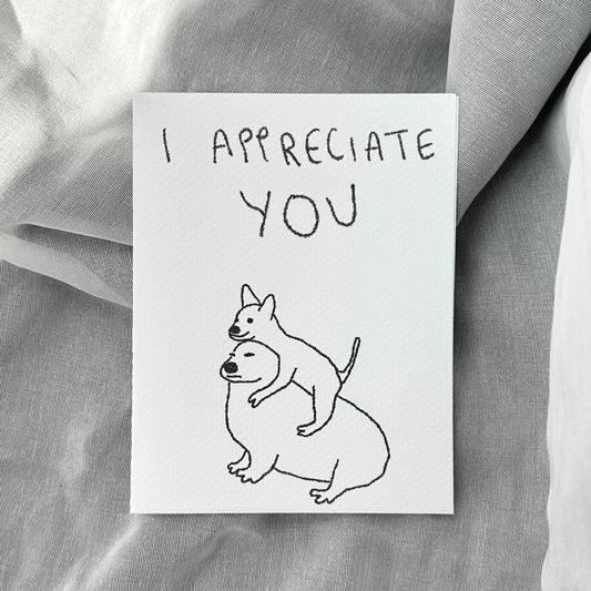card - appreciation